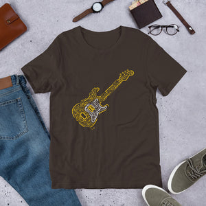 Unisex Short Sleeve Premium Cotton T-shirt - Circuit Guitar