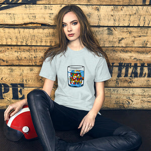 Unisex Short Sleeve Premium Cotton T-shirt - Rubik's Cube