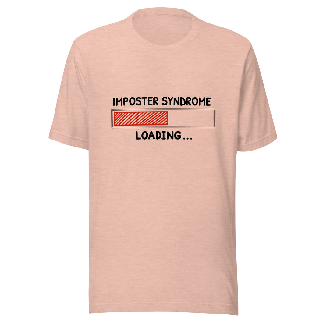 Unisex Short Sleeve Premium Cotton T-shirt - Imposter Syndrome Loading