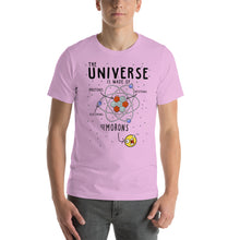 Unisex Short Sleeve Premium Cotton T-shirt - What Is the Universe Made Of?