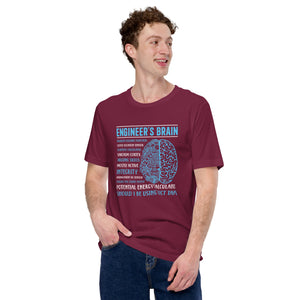 Unisex Short Sleeve Premium Cotton T-shirt - Engineer's Brain