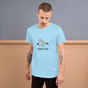 Unisex Short Sleeve Premium Cotton T-shirt - Rabbit Hole 2