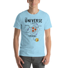 Unisex Short Sleeve Premium Cotton T-shirt - What Is the Universe Made Of?