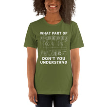 Unisex Short Sleeve Premium Cotton T-shirt - What Part of This Don't You Understand