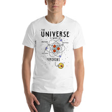 Unisex Short Sleeve Premium Cotton T-shirt - What Is the Universe Made Of?