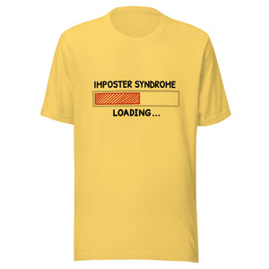 Unisex Short Sleeve Premium Cotton T-shirt - Imposter Syndrome Loading