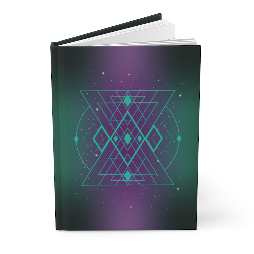 Space & Geometry 8 Hardcover Journal Notebook