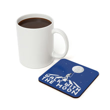 Walk With The Moon Cork Back Coaster | Gift for Space Lovers
