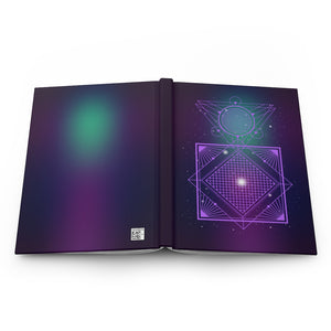 Space & Geometry 2 Hardcover Journal Notebook