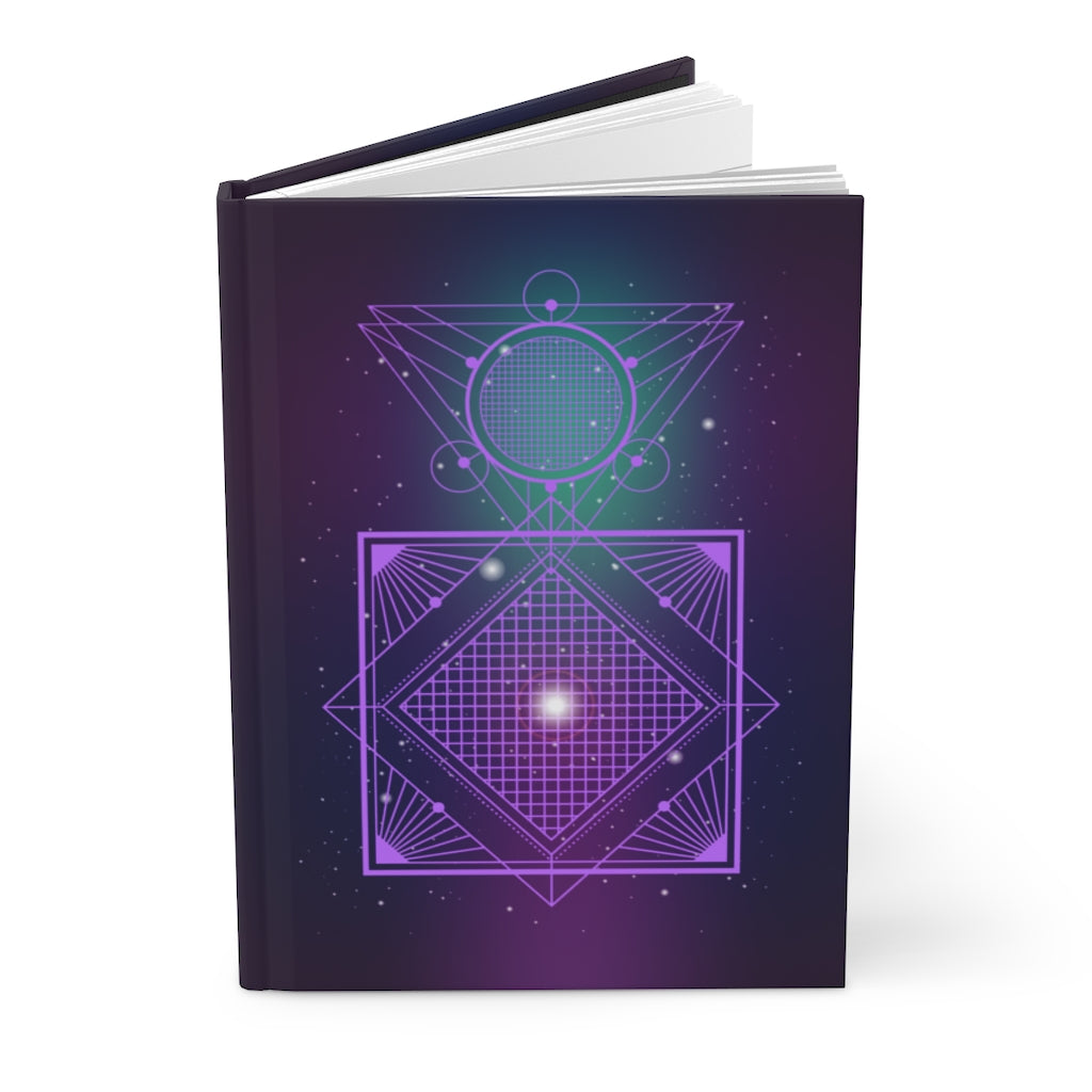 Space & Geometry 2 Hardcover Journal Notebook