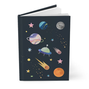 Galaxy Doodle Hardcover Journal Notebook
