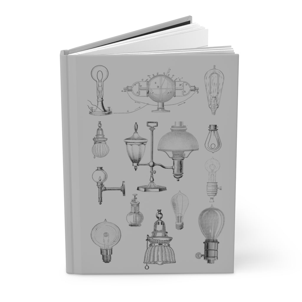 Light Bulbs Hardcover Journal Notebook – ScienceGrit