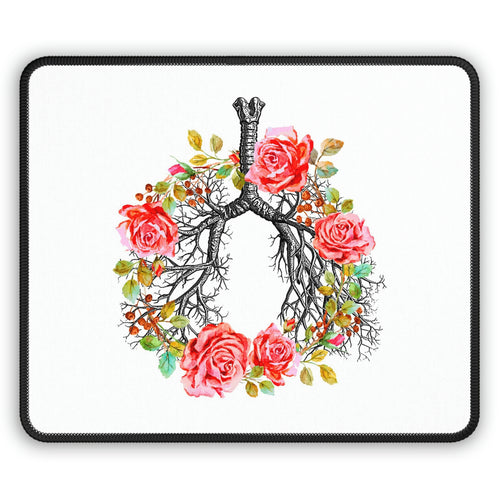 Floral Lungs Premium Mouse Pad