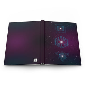 Space & Geometry Hardcover Journal Notebook