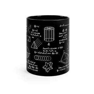 Physics & Mathematical Equations Black Mug 11oz