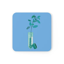 Plant in a Centrifuge Tube Cork Back Coaster | Gift for Lab Scientists