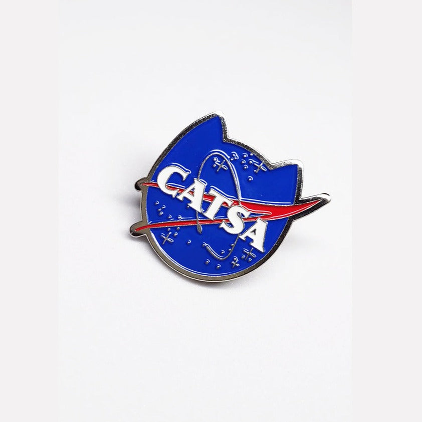 CATSA Pin | Gift for Cat and NASA lovers