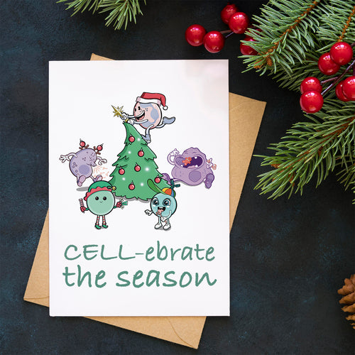 Cell-eberate The Season Greeting Card
