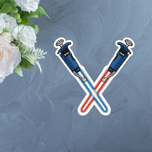 May The Force Be With You Pipettes Sticker