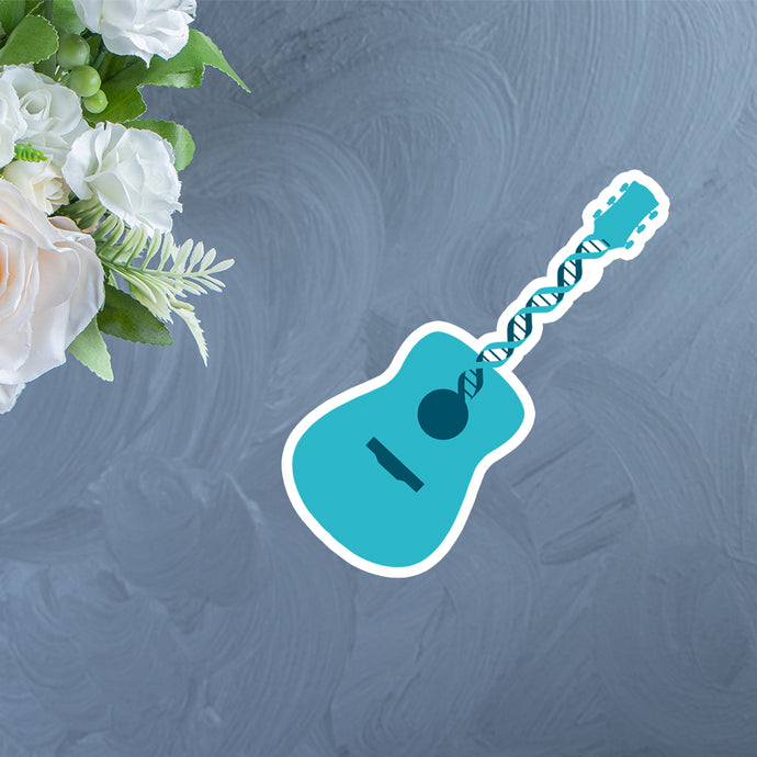 DNA Guitar Sticker