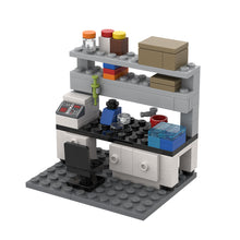 Custom LEGO® Lab Set - Lab Bench | (Minifigure not included) | Gift for Laboratory Scientists/Technicians, Chemists, and Biologists