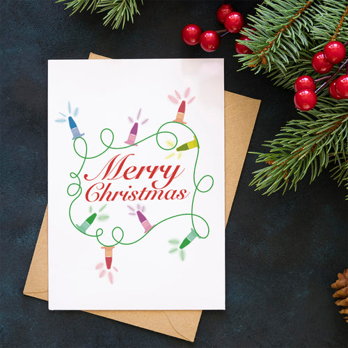 Christmas Microcentrifuge Tubes Greeting Card