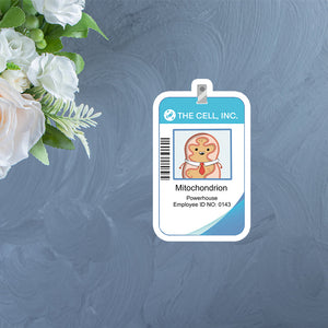 Powerhouse of the Cell ID Badge Sticker | Gift for Biologists