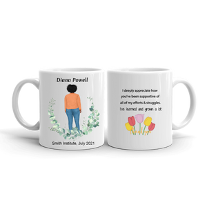 Thank You Appreciation Gift For Female Coworkers, Employees, Colleagues & Friends - Personalized Mug - I Appreciate Your Support, 11oz