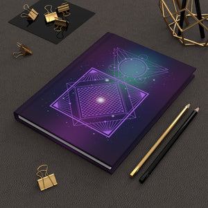 Space & Geometry 2 Hardcover Journal Notebook