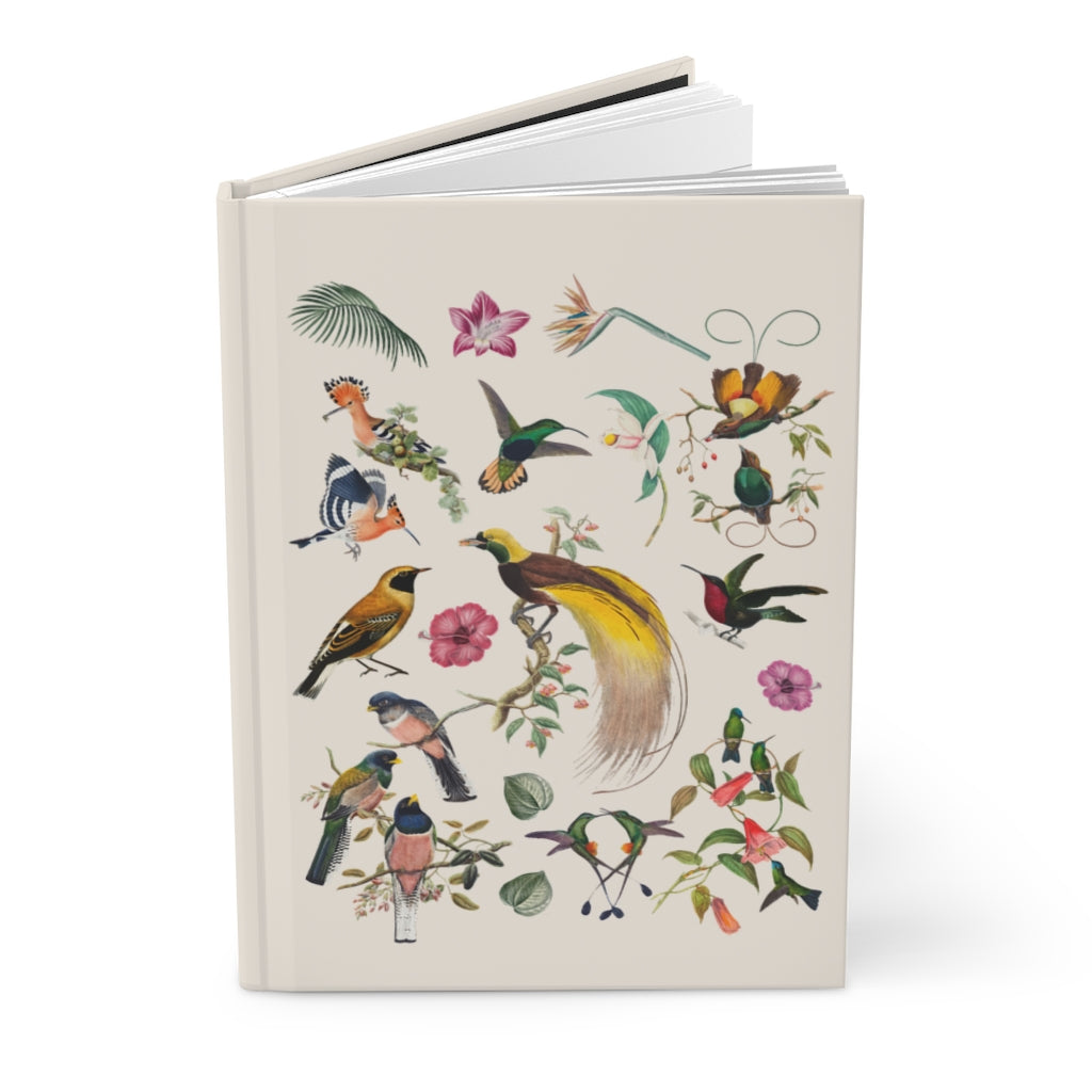 Beautiful Birds Hardcover Journal Notebook