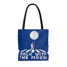 Walk With The Moon Tote Bag | Gift for Space Lovers
