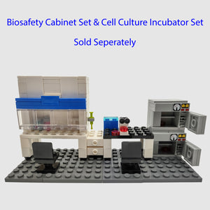 Custom LEGO® Lab Set - Cell Culture Incubator | (Minifigure not included) | Gift for Biologists, Medical Lab Technicians, and Biology Enthusiasts
