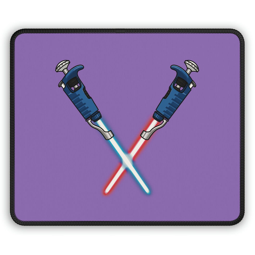 Dueling Pipettes (Pipesabers) Premium Mouse Pad