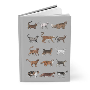 Cat Family Hardcover Journal Notebook