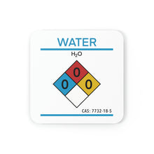 Water Cork Back Coaster | Gift for Chemists and Chemistry Lovers