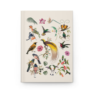 Beautiful Birds Hardcover Journal Notebook