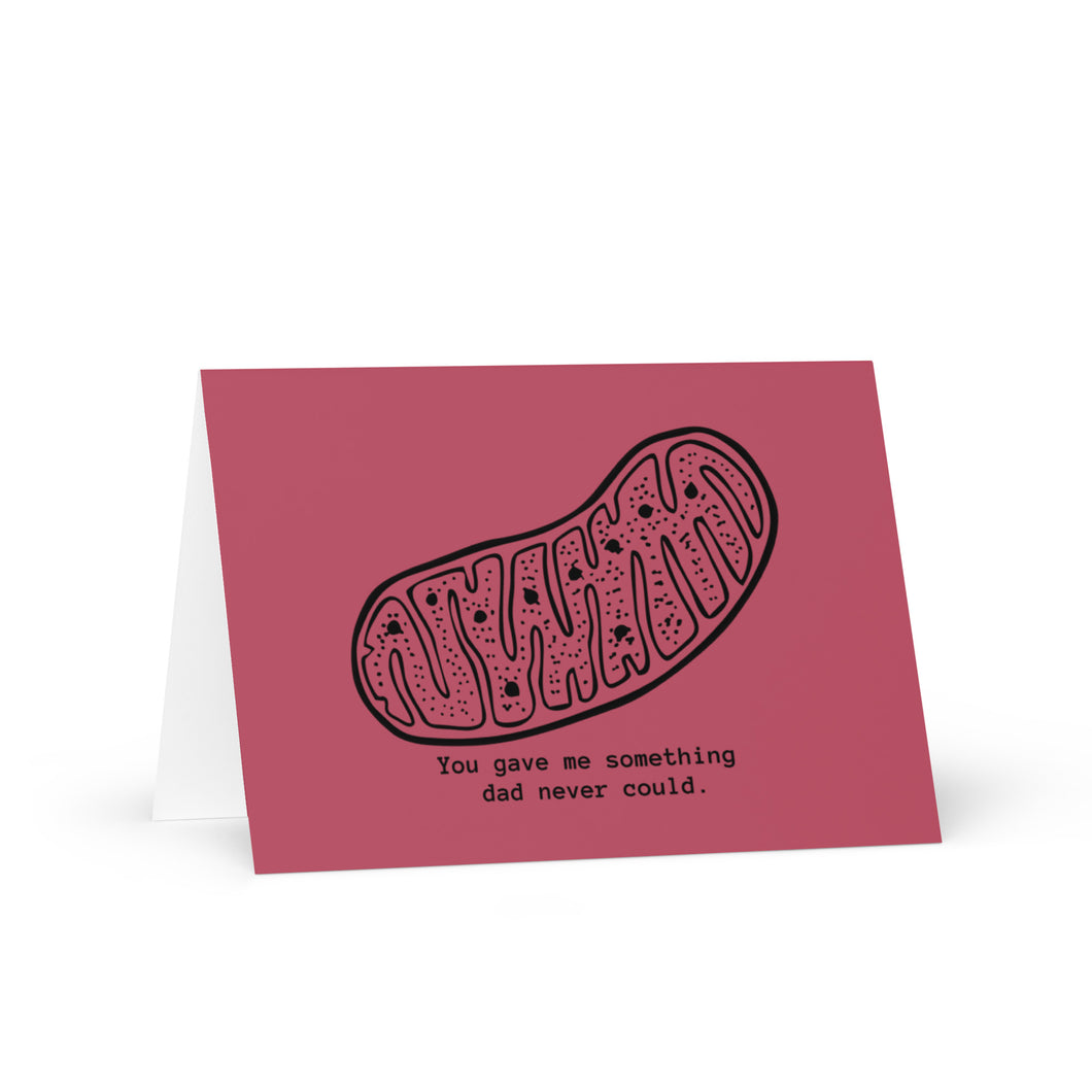 Mitochondria Happy Mother's Day/Mom's Birthday Greeting card