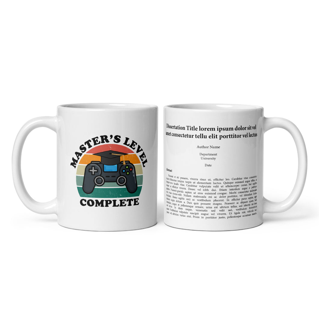 Graduation Dissertation/Thesis Mug - Memorable Graduation Gift