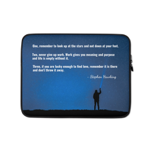 Laptop Case - with Stephen Hawking's quote