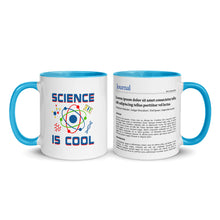 Publication Mug (Handle & Inside in Blue) - Perfect Gift for Master's/PhD Students, Postdocs, Professors, Researchers, and Scientists