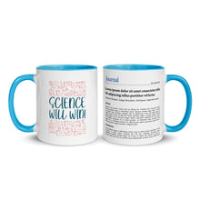 Publication Mug (Handle & Inside in Blue) - Perfect Gift for Master's/PhD Students, Postdocs, Professors, Researchers, and Scientists