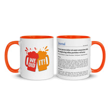 Publication Mug (Handle & Inside in Orange) - Perfect Gift for Master's/PhD Students, Postdocs, Professors, Researchers, and Scientists