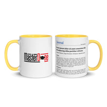 Publication Mug (Handle & Inside in Yellow) - Perfect Gift for Master's/PhD Students, Postdocs, Professors, Researchers, and Scientists