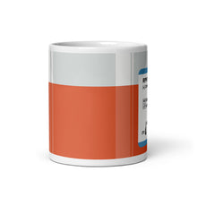 Cell Media RPMI [+] Caffeine White Glossy Mug | Gift for Cell Biologists